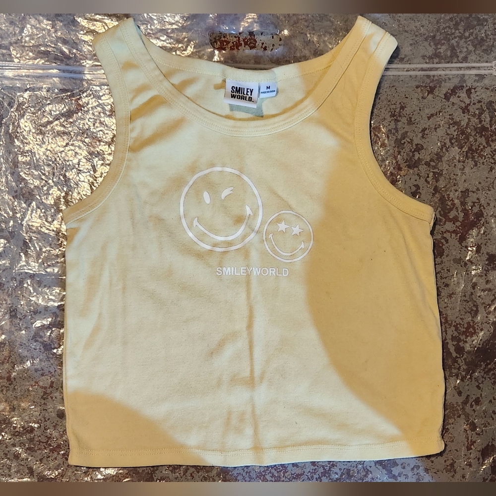 SmileyWorld Kids Yellow Tank Top